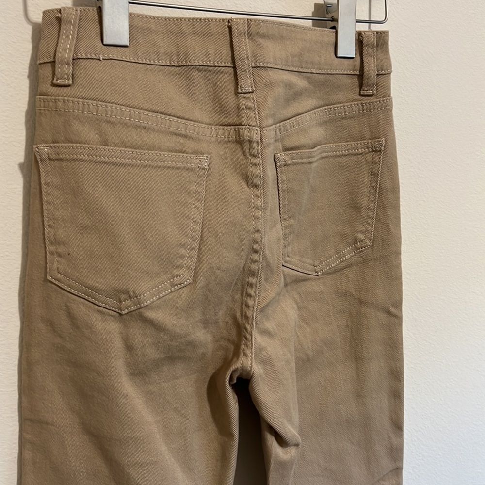 SheIn Tan High Rise Flare Pants - Picture 5 of 6
